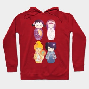 Kokeshis Four seasons Hoodie